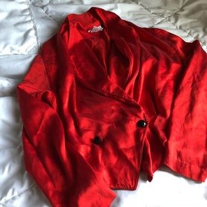 Vintage 1990s Christian Dior silk  blouse